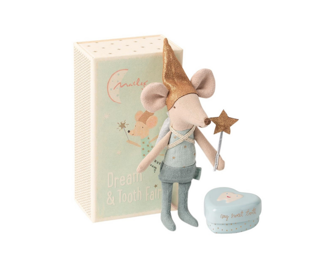 Maileg Tooth Fairy Brother Mouse in box