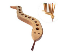 Load image into Gallery viewer, Drei Blatter Wooden Pencil Holder -Snake
