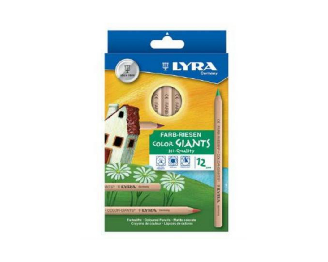 Lyra colour giants - 12 pack with black and white