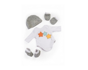 Miniland Clothing Layette Body Suit and Accessories -38cm