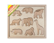 Load image into Gallery viewer, Kubi Dubi Animals of Africa Puzzle
