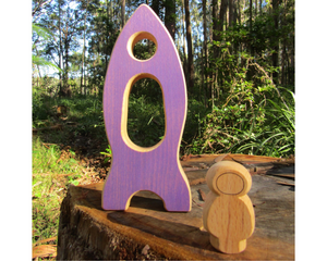 Ocamora Rocket and Astronaut - Purple