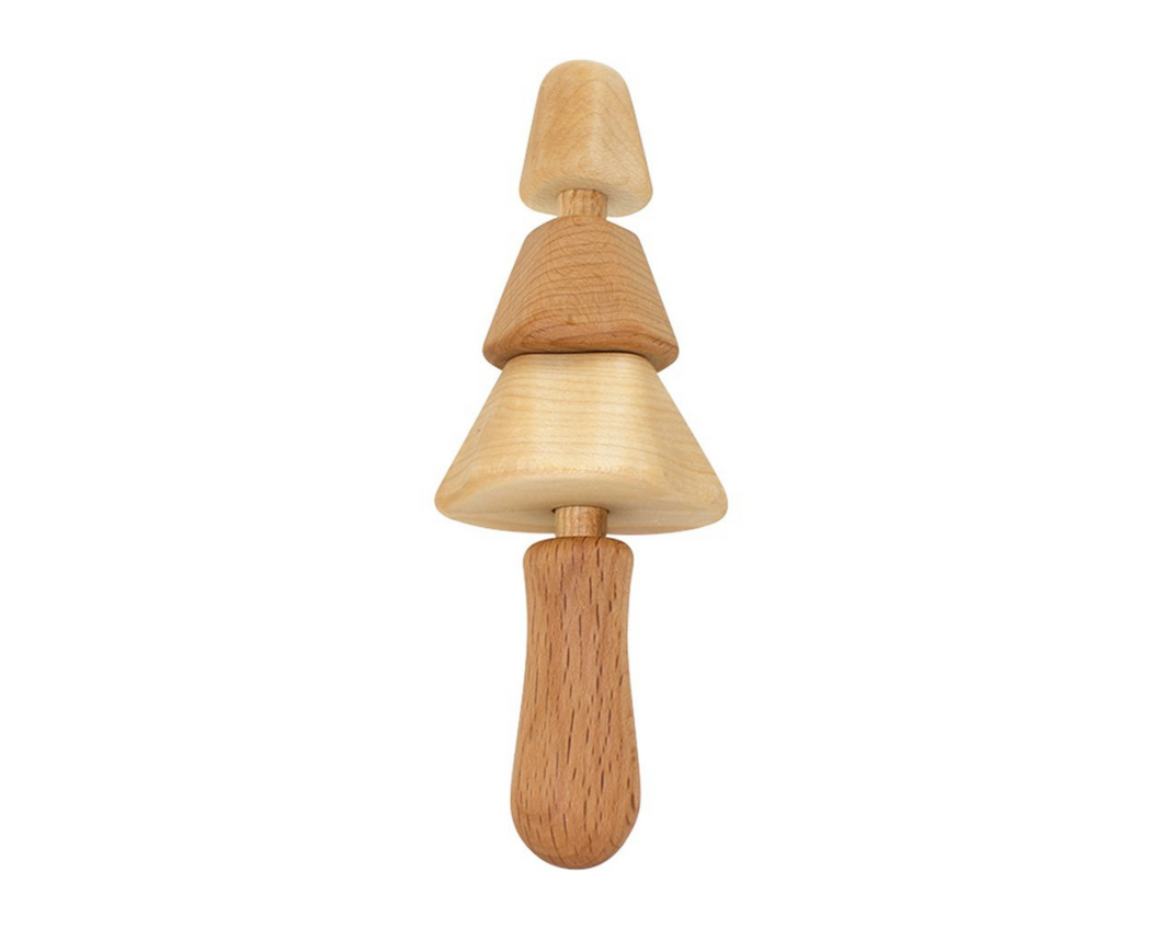 Tateplota Wooden tree rattle