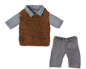 Maileg Shirt Pullover and Pants, Teddy Dad