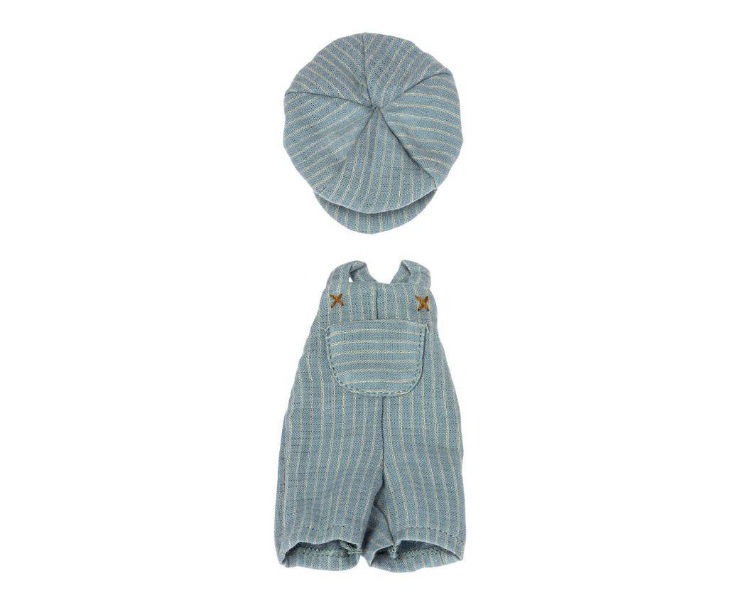 Maileg Overall and Cap Teddy Junior
