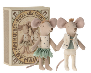 Maileg Royal Twins Mice in Box