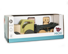 Load image into Gallery viewer, micki tractor wooden toy
