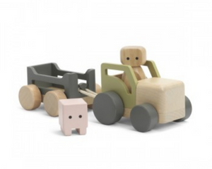 micki wooden toy tractor