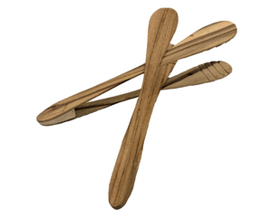 Wooden tongs