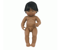Load image into Gallery viewer, Miniland doll - Latin American boy, undressed 38cm
